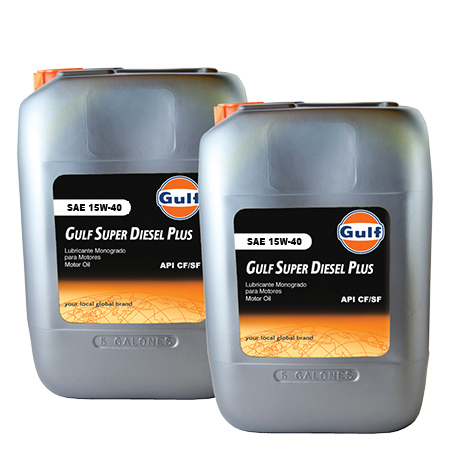 GULF S. DIESEL PLUS SAE 15W40 CF-4 GFA 5 GL
